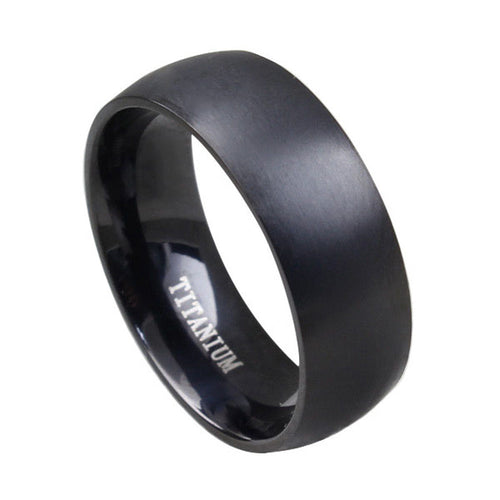 Fashion Men Ring High Quality Black  Wedding Rings For Men And Women