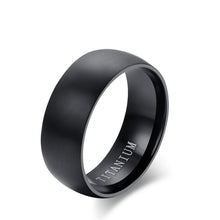 Load image into Gallery viewer, Fashion Men Ring High Quality Black  Wedding Rings For Men And Women