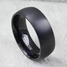 Load image into Gallery viewer, Fashion Men Ring High Quality Black  Wedding Rings For Men And Women