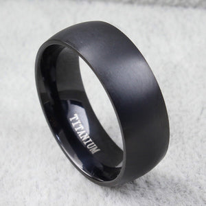 Fashion Men Ring High Quality Black  Wedding Rings For Men And Women