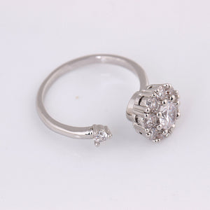 Rotating Ring Zircon Ring Diamond Ring Jewelry