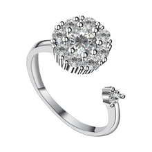 Load image into Gallery viewer, Rotating Ring Zircon Ring Diamond Ring Jewelry