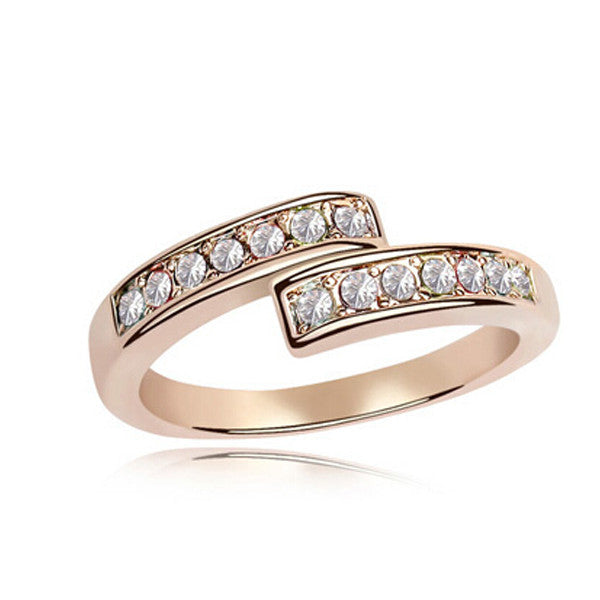 Open Heart Eternity Ring