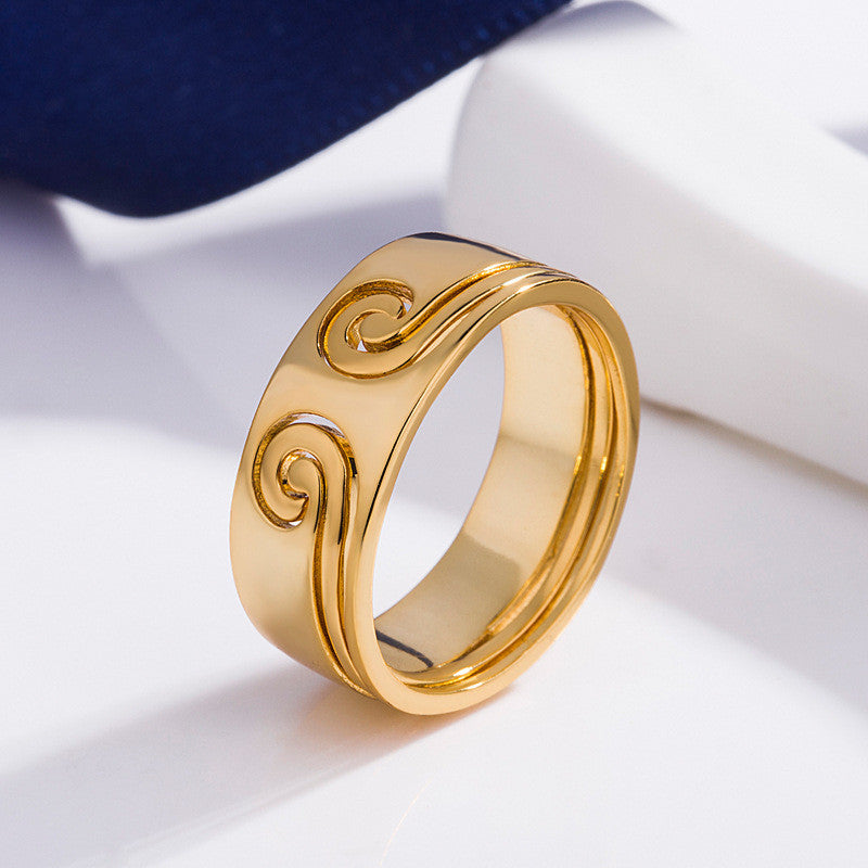 Couple ring Sun Wukong ring tight spell curb two-in-one ring Valentine's Day jewelry